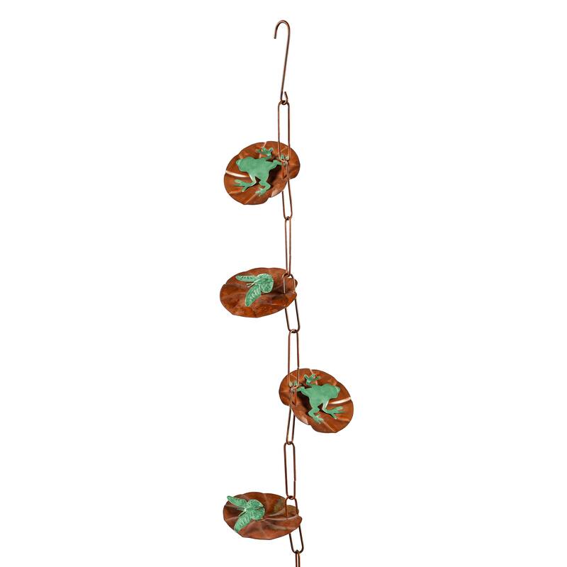 96" Lily Pad Rain Chain