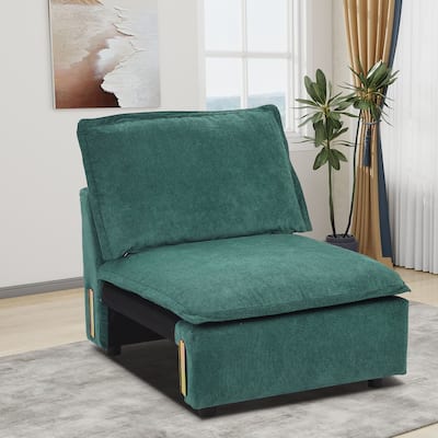 Modular Sectional Sofa, Modern Comfy Cloud Sofa Couch, Corduroy Rainbow Deep Seat Sofa with Movable Cushion