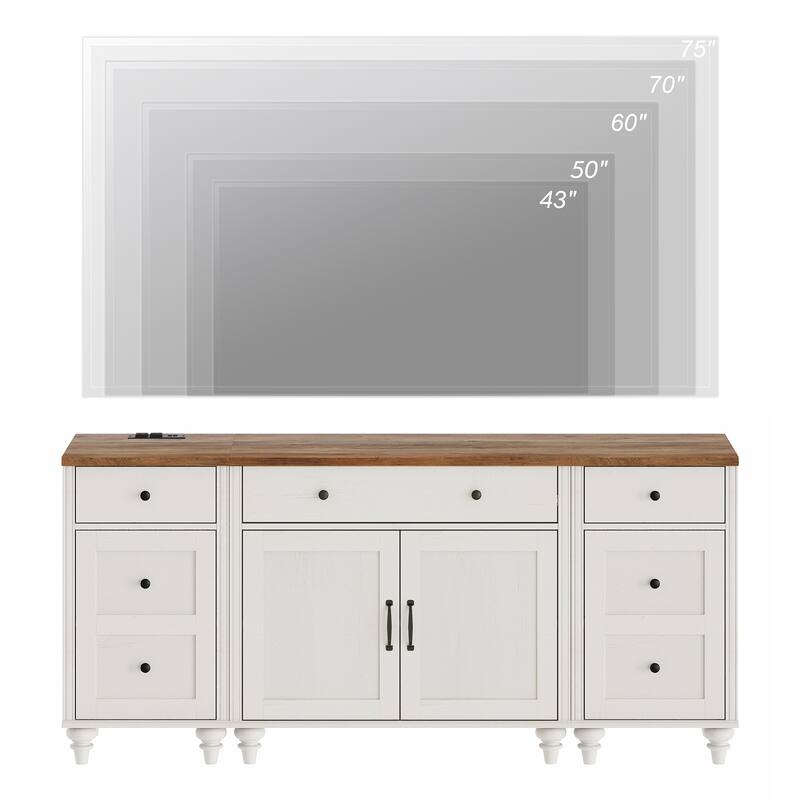 Sideboard Buffet Cabinets with Doors and Drawer