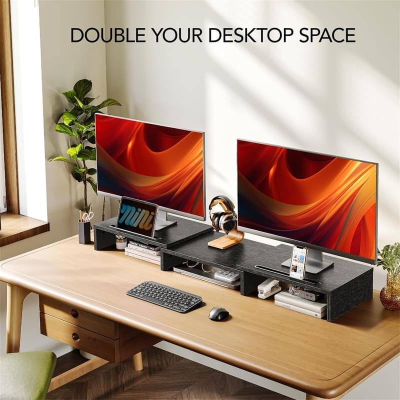 Stand Riser for 2 Monitors