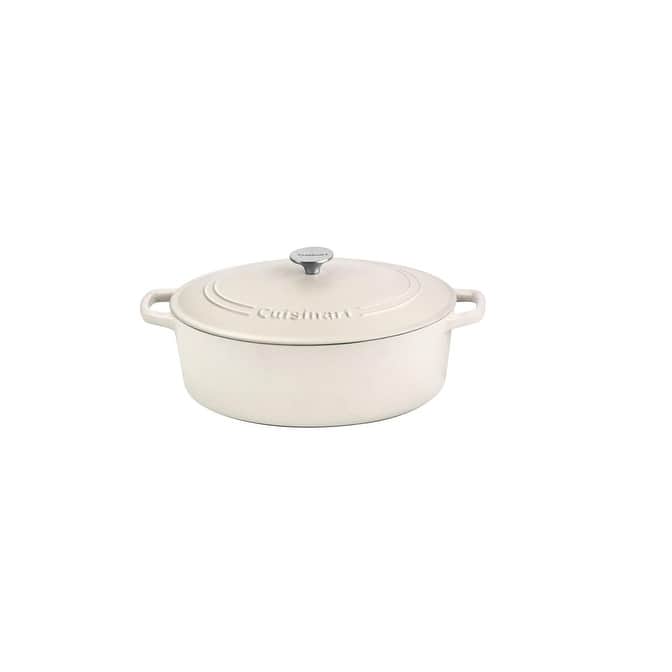 Cuisinart Chef's Classic 7-Quart, Enameled Cast Iron Oval Covered Casserole