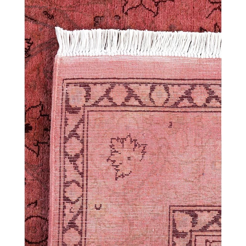 Fine Vibrance One-of-a-Kind Hand-Knotted Area Rug - Pink, 4' 2" x 6' 5" - 4' 2" x 6' 5"