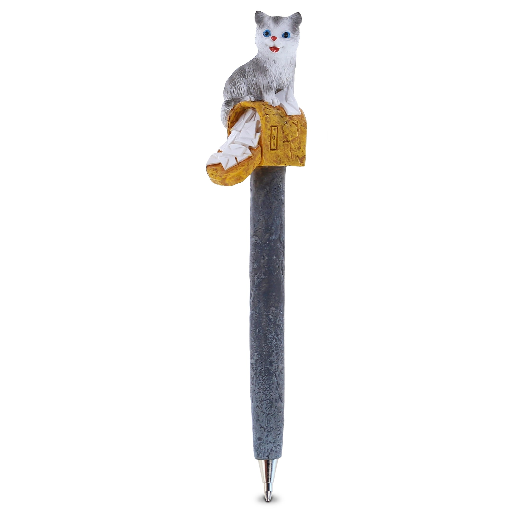 Planet Pens Cat On Mailbox Novelty Pen - Cute And Unique Ballpoint Pen