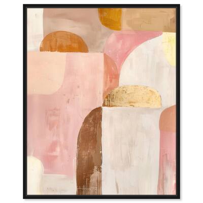 Rose Quartz and Sand II Canvas by Art Remedy