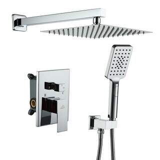Replacement Complete Shower System Wall Mounted Pressure Balanced Complete Shower System with Rough-in ...