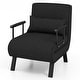 preview thumbnail 13 of 34, Costway Folding 5 Position Convertible Sleeper Bed Armchair Lounge w/