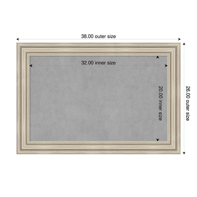 Amanti Art Sierra Black Brown Framed - 38 x 26 in - Sierra Silver