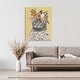 preview thumbnail 8 of 8, Stupell Spring Cat Floral Portrait Canvas Wall Art Design By Mia Charro