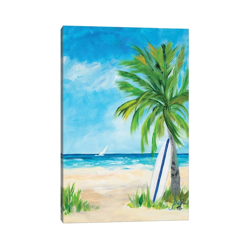 iCanvas "Tropical Surf I" by Julie Derice Canvas Print