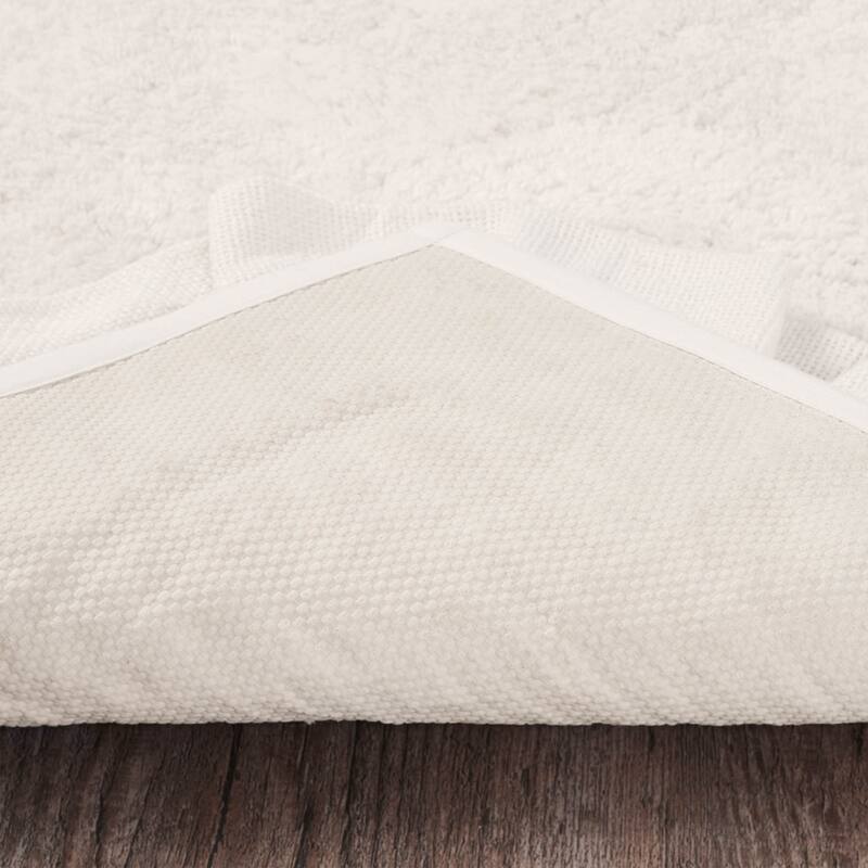 Burlap Antique White Bathmat 27x48