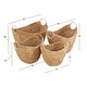 preview thumbnail 31 of 69, Handmade Dried Plant Wicker Contemporary Storage Basket