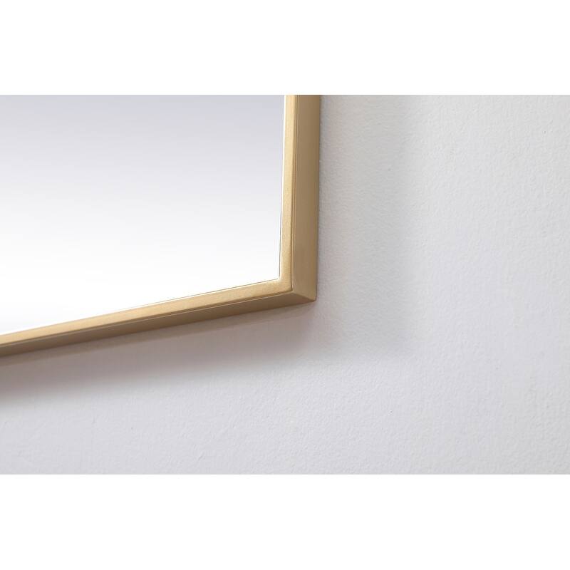 Indigo Home Metal Frame Square Mirror 48 inch