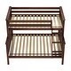preview thumbnail 23 of 26, Now Furniture Twin Over Full Bunk Bed with Angled Ladder