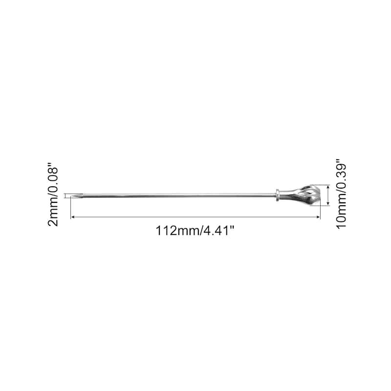 Metal Cocktail Toothpicks Teardrop Drink Picks Cocktail Skewers 5Pcs (Silver) - 4.41" - Silver - 4.41" - 5 Piece