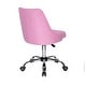 preview thumbnail 18 of 32, Porthos Home Jarvis Fabric Upholstered Office Chair with Chrome Base