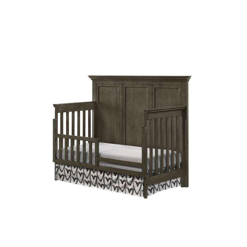 Nursery 60" Wide Convertible Crib, Gray