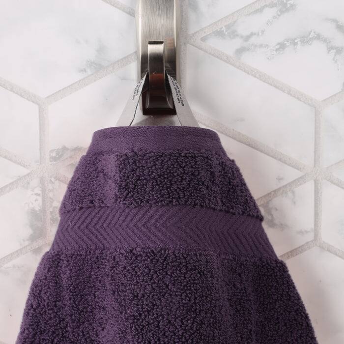 Superior Zero Twist Cotton Solid Soft Absorbent Hand Towel Set of 6