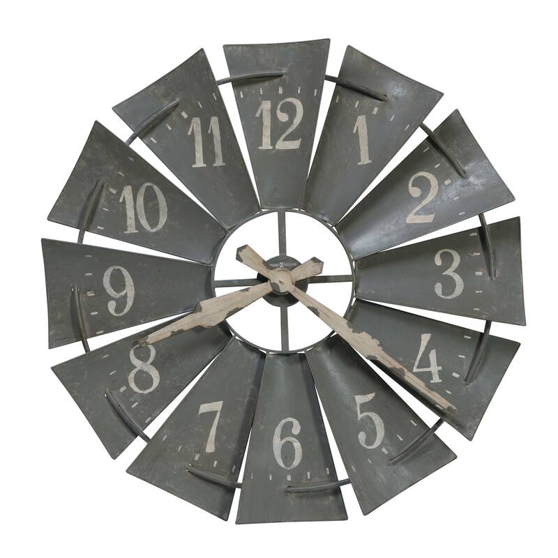 Howard Miller Windmill Metal Windmill Wall Clock