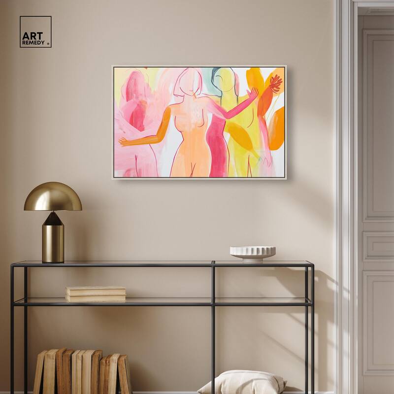 Three Graces Canvas by Art Remedy