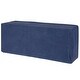 preview thumbnail 2 of 3, Air Conditioner Cover 35-37 Inch Knitted Elastic Cloth Dustproof Dark Blue - 35-37 Inch