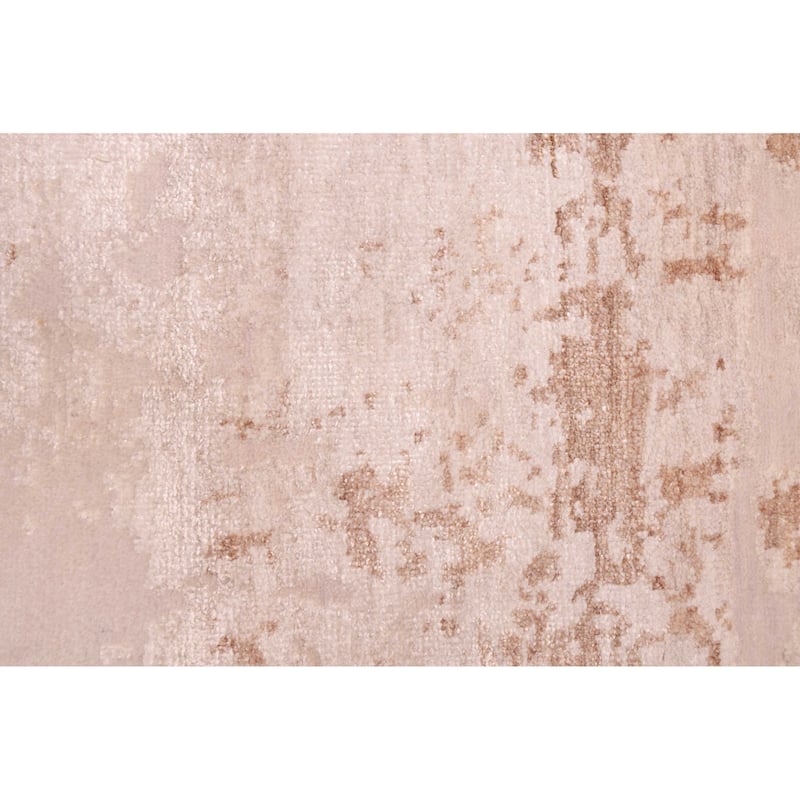 ECARPETGALLERY Hand-knotted Legacy Beige Silk, Wool Rug - 2'5 x 11'6