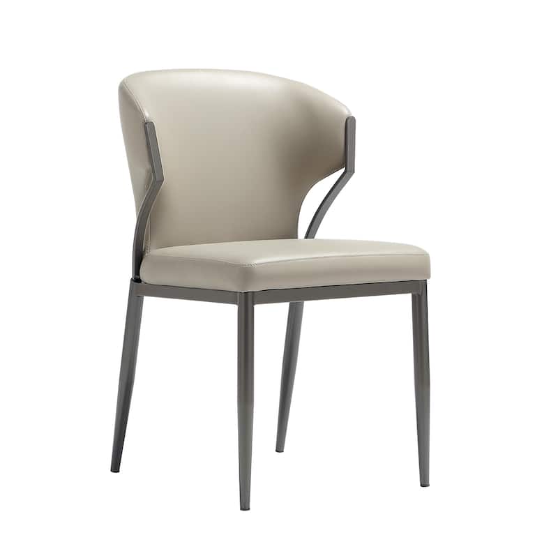 Manhattan Comfort Kirsten Camel Leatherette Dining Chair