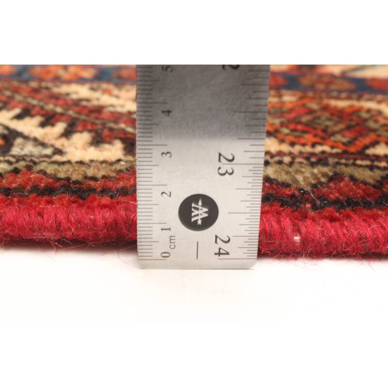 ECARPETGALLERY Hand-knotted Konya Anatolian Red Wool Rug - 3'7 x 7'5