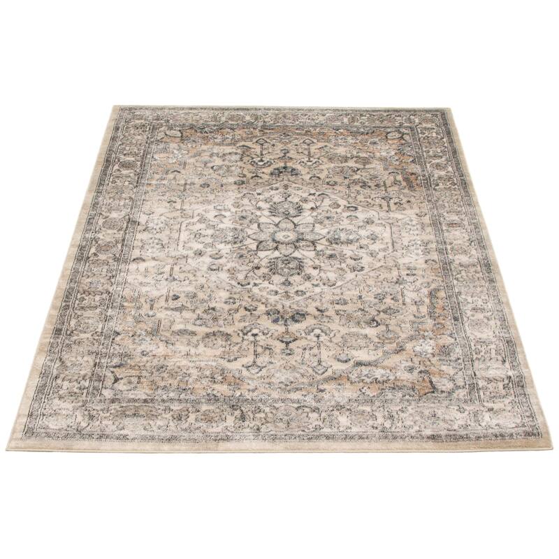 ECARPETGALLERY Oregon Tabriz Traditional Rug