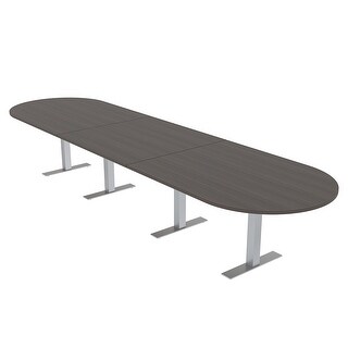 10 Person Modular Racetrack Conference Table With Electric And Data ...