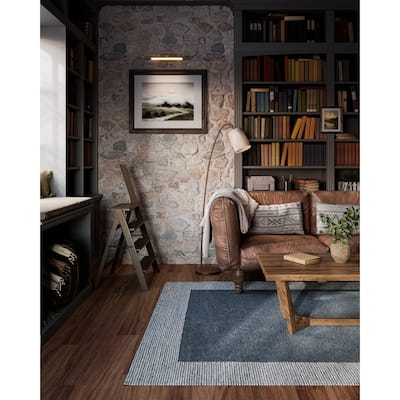 Momeni Everett Border Design Hand Tufted Wool Area Rug