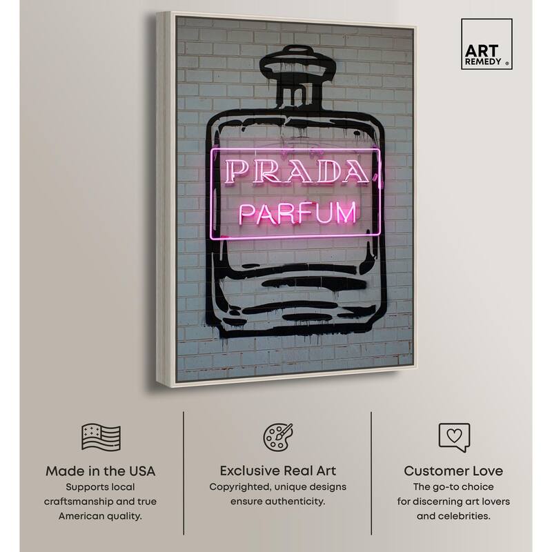 Fragrance Frame Canvas by Art Remedy