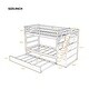 preview thumbnail 3 of 12, Twin-Over-Twin Bunk Bed with Twin Size Trundle and 3 Storage Stairs,Multifunctional Kids Bunk Bed,Espresso