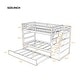 preview thumbnail 18 of 53, Twin-Over-Twin Bunk Bed with Twin Size Trundle and 3 Storage Stairs