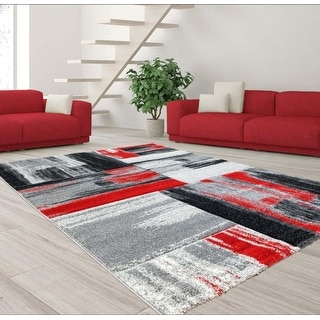 LaDole Rugs Copper Abstract Area Rug