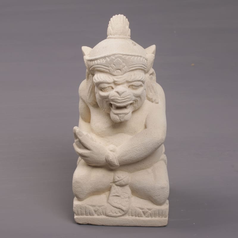 Novica Handmade Merdah Sandstone Sculpture