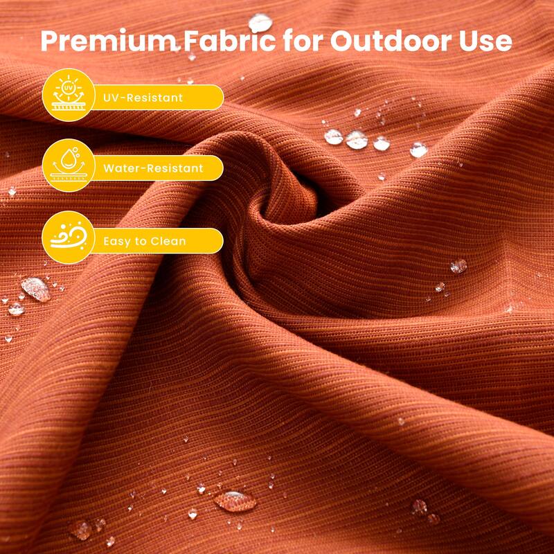 HOOOWOOO 11-piece Outdoor Patio Sofa Wicker Furniture Swivel Chair Set with 54" Fire Pit Table