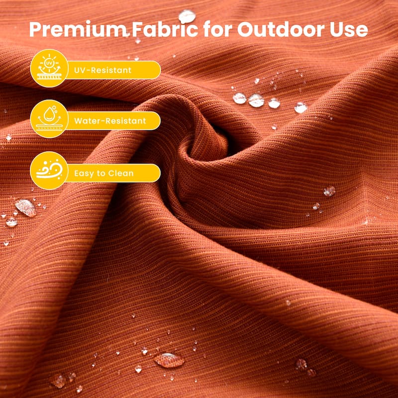 HOOOWOOO 7-piece Rattan Patio Furniture Sectional Set