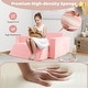 preview thumbnail 8 of 8, 8 Pieces Pink Playroom Sofa Set Perfect Gift fir Kids - 41.5" x 39.5" x 19" (L x W x H)
