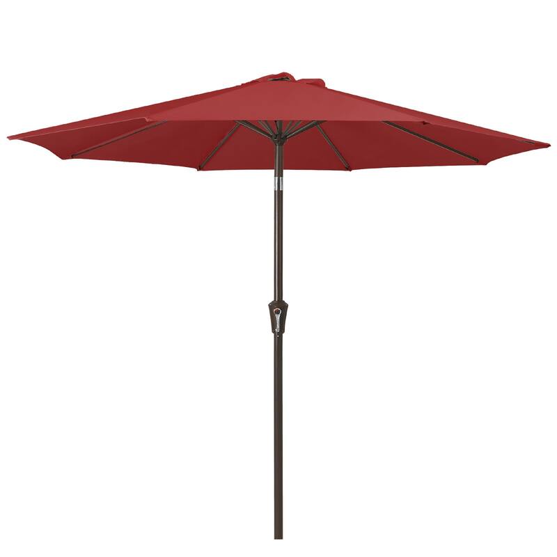 9-ft Patio Market Umbrella with UV-Risistance,Crank & Tilt