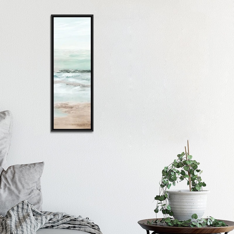 iCanvas "Turquoise Beach II" by Eva Watts Framed Canvas Print