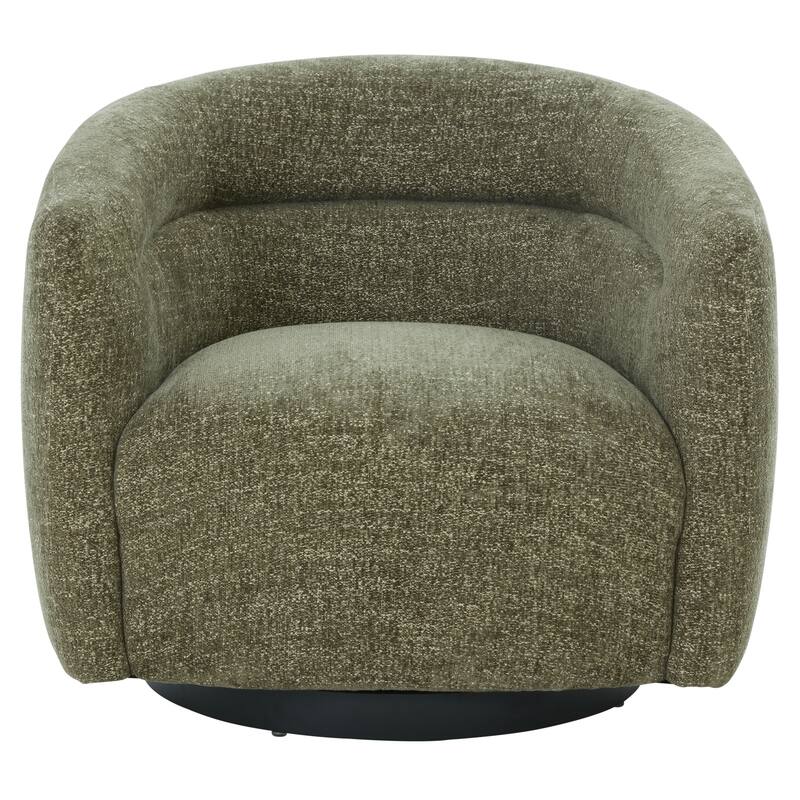 SAFAVIEH Couture Kellybryn Chenille Swivel Chair - 33"W x 31"D x 28"H