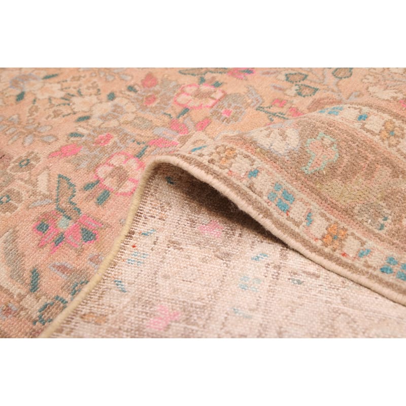 ECARPETGALLERY Hand-knotted Antalya Vintage Copper Wool Rug - 2'7 x 6'7