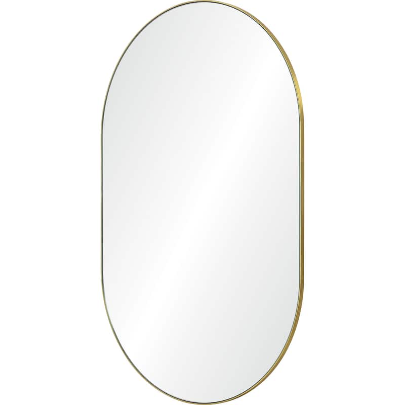 2-Way Hanging Oval Vanity Mirror - 40" - Gold