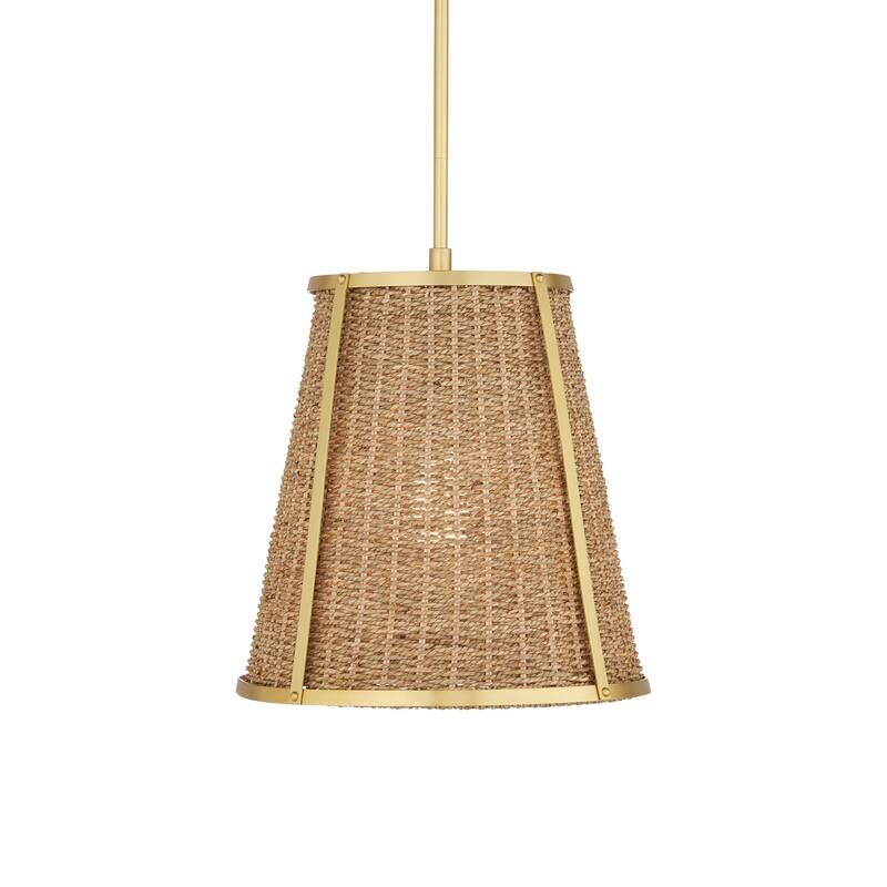 Currey & Company Deauville Small Pendant - 19"h x 14"dia