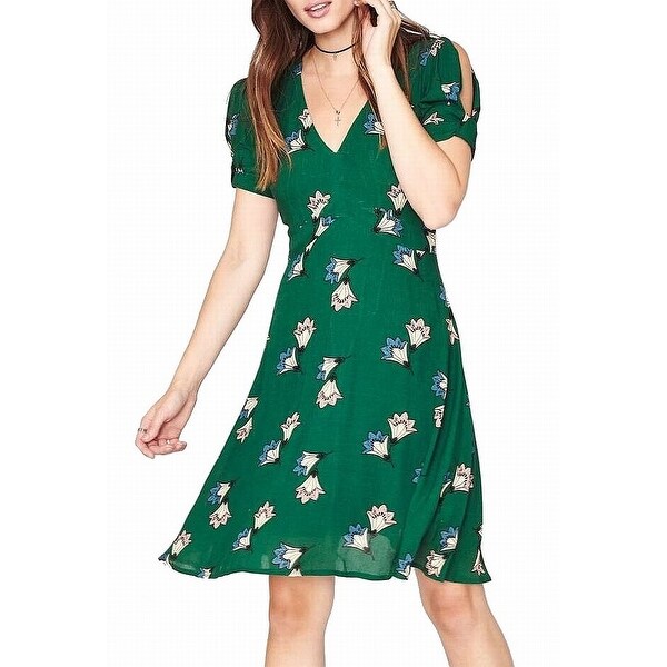 miss selfridge green dress