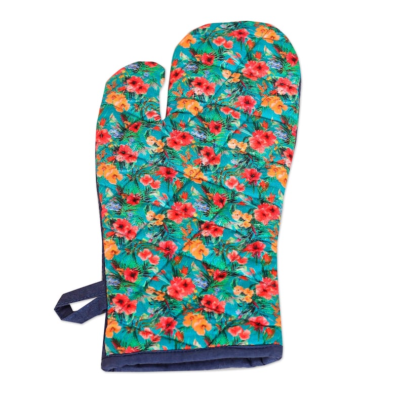 Novica Handmade Floral Flavors Apron And Kitchen Utensils (Set Of 3)