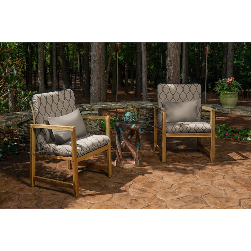 Sunbrella® Solid Fabric 1-Piece Indoor/Outdoor Lumbar Pillow, 19"W x 12"L