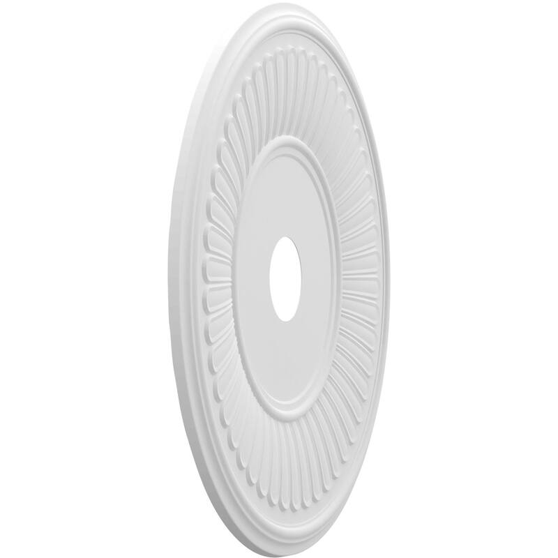 3 1/2" Inside Diameter - Berkshire Thermoformed PVC Ceiling Medallion