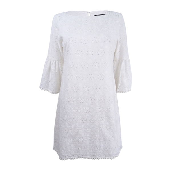 bell sleeve cotton dress
