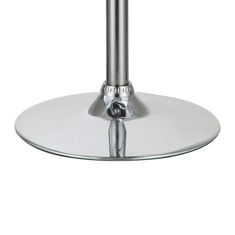 Grid Adjustable Swiveling Bar Stool, Grey - 43 H x 20.75 W x 19 L Inches